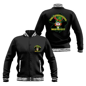 Discover The Leprechauns made me do it. Year of the rabbit Baseball Jackets