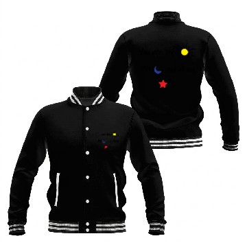 Discover Sun Moon and Stars Baseball Jackets
