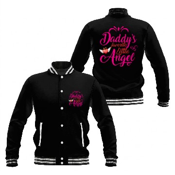 Discover Daddys Favorite Little Angel Baseball Jackets