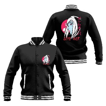 Discover Anime Manga Girl - Game over Baseball Jackets