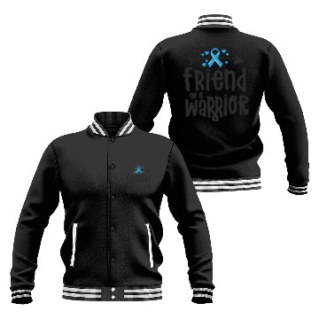 Discover Friend Of A Warrior Support Team Prostate Cancer Baseball Jackets