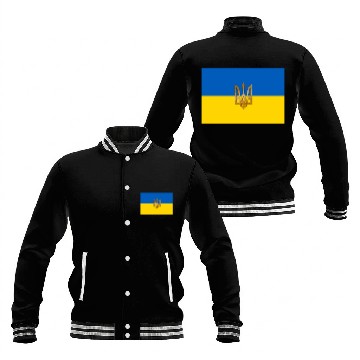 Discover Flag of Ukraine Baseball Jackets