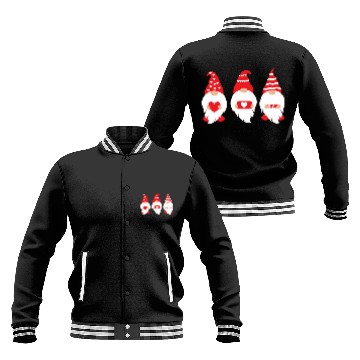 Discover Valentines Gnomes Are My Valentine1918 Baseball Jackets