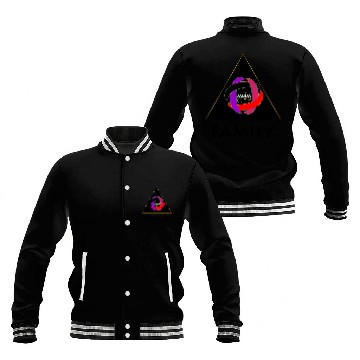 Discover FAMILY - BLACK PRINT Baseball Jackets