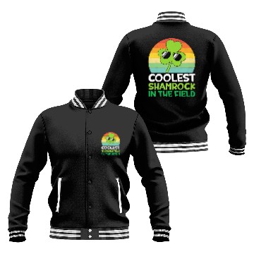Discover Toddler Boys St Patricks Day Coolest Shamrock Baseball Jackets