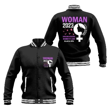 Discover International Women's Day 2023 Embrace Equity Baseball Jackets