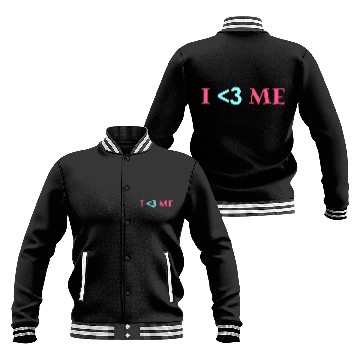 Discover I love me, Heart, Positive, Cool, Stylish,Teens Baseball Jackets