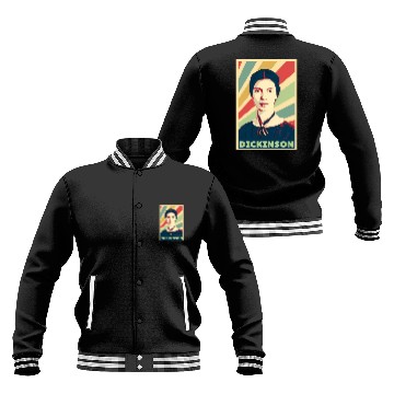 Discover Emily Dickinson Vintage Colors Baseball Jackets