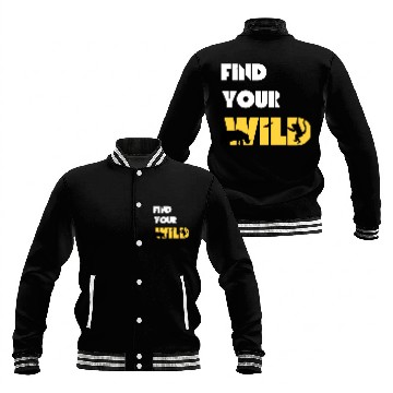Discover Find Your Wild Baseball Jackets