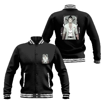 Discover Japan Yakuza Greeny Face Baseball Jackets