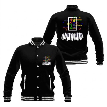 Discover Jazz music improvisation festival Baseball Jackets
