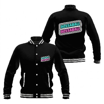 Discover Bossaball Sports Typography Baseball Jackets