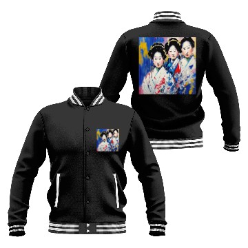 Discover Group Of Noble Japanese Woman Baseball Jackets