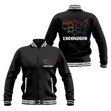 Discover Escondido Pride Month Pride Flag LGBT Community LG Baseball Jackets