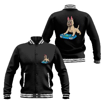 Discover Belgian Malinois Gaming Kawaii Gamer Dog Lover Baseball Jackets