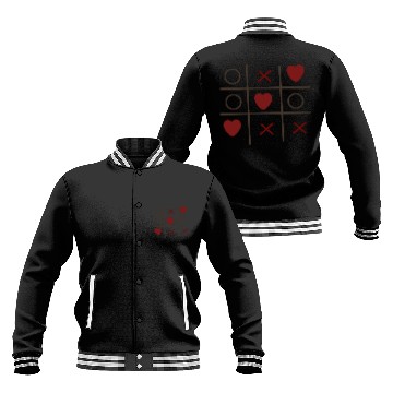Discover Cool Valentine s Day Criss Cross Heart Baseball Jackets