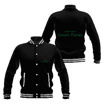 Discover Green Planet Baseball Jackets