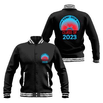 Discover Game Over Class of 2023 Video Games Vintage Baseball Jackets