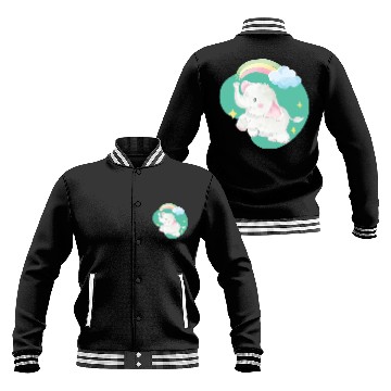 Discover Elephant Lover Wildlife Animal Zoo Zookeeper Baseball Jackets
