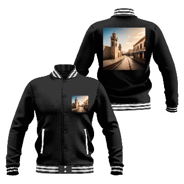 Discover Fantasy pictures ,town Morocco ,city Larache Baseball Jackets