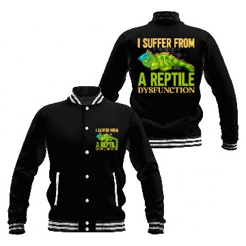 Discover Bearded Dragon Iguana Reptile lover Baseball Jackets