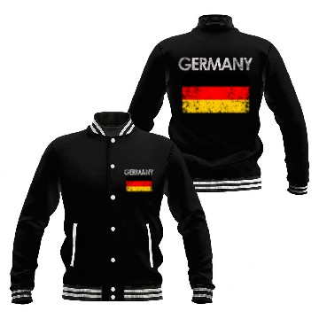 Discover Germany German Flag Pride Baseball Jackets