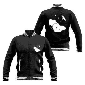 Discover Yin Yang Dachshund Dog Symbol Zen Meditation Baseball Jackets