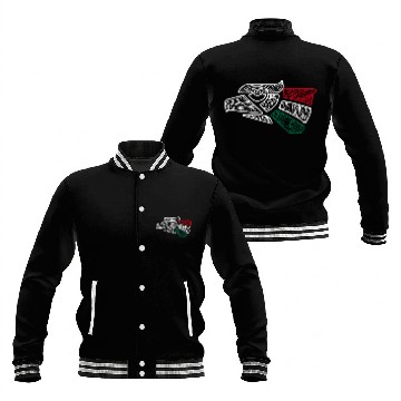 Discover Meco Flag - Mecan Eagle Aztec Style - Hecho Baseball Jackets