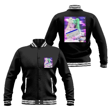 Discover Vaporwave Aesthetic Japanese Style Anime Baseball Jackets