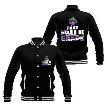 Discover That Would Be Grape Baseball Jackets