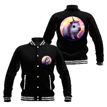 Discover Guinea pig unicorn Baseball Jackets