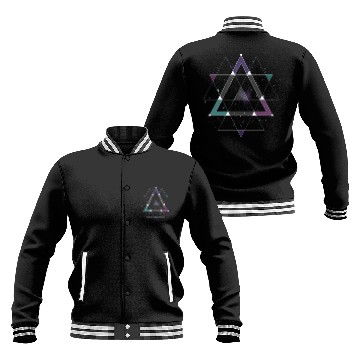 Discover Edm Techno Geometric Space Dance Rave Music Festiv Baseball Jackets
