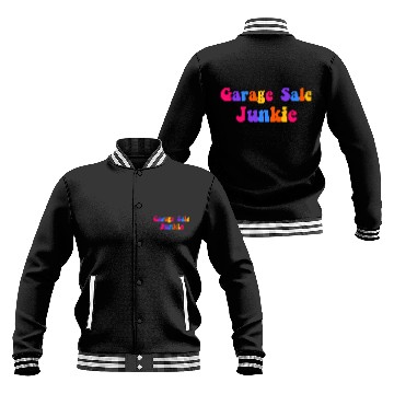 Discover Garage Sale Junkie ice cream Baseball Jackets