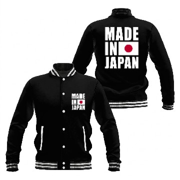 Discover Made In Japan - Japanese Flag Pride Baseball Jackets