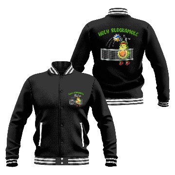 Discover Holy Blockamole I Volleyball Avocado Food Baseball Jackets