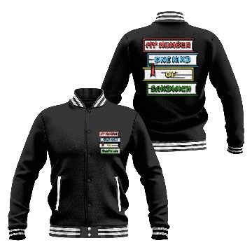 Discover My Number One Kind Of Sandwich Book Lovers Baseball Jackets