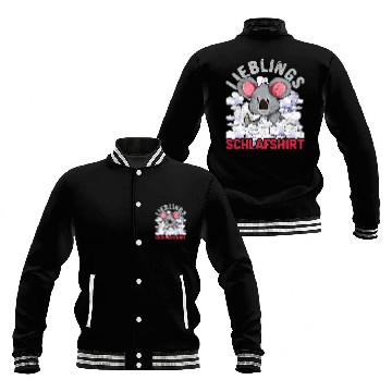 Discover Night owl koala gift favorite sleep Baseball Jackets
