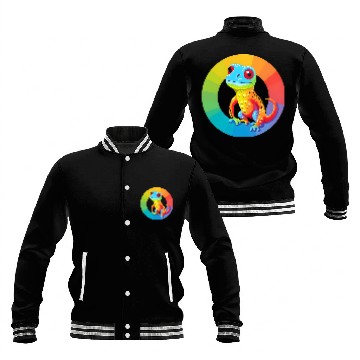 Discover Gay Pride Gecko Baseball Jackets
