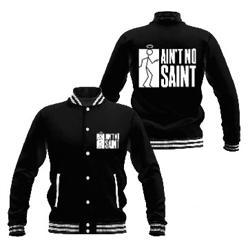 Discover AINT NO SAINT 80s Baseball Jackets