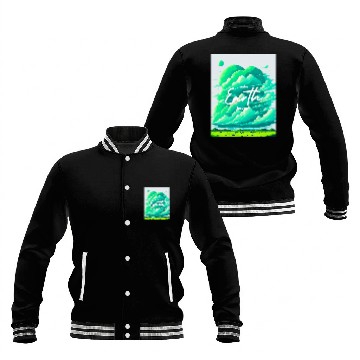 Discover Make earth happy Baseball Jackets