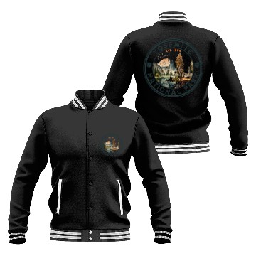 Discover Yosemite National Park Vintage Style Half Dome Baseball Jackets