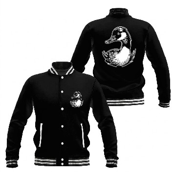 Discover Duck Bird Nature Pond Baseball Jackets