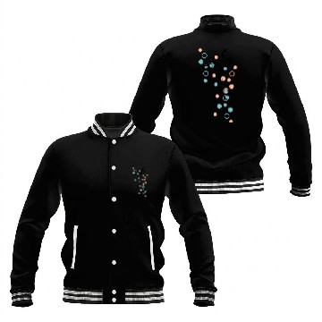 Discover Dragonfly and dots Baseball Jackets