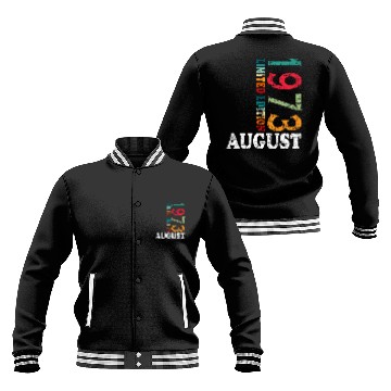 Discover august 1973 Anniversary august 1973 august Baseball Jackets
