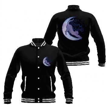 Discover Moonchild Cat Moon Baseball Jackets
