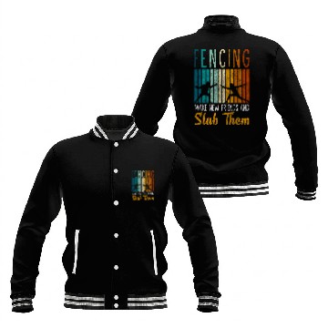 Discover Fencing Training Winner Tradition Baseball Jackets