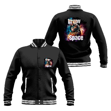 Discover In my Mind Space Cat Astronaut Animal Pets Lover Baseball Jackets