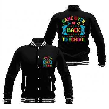 Discover Game Over Back To School Baseball Jackets