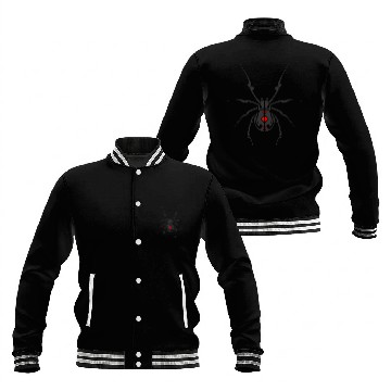 Discover Katipo Spider Tribal Design Baseball Jackets