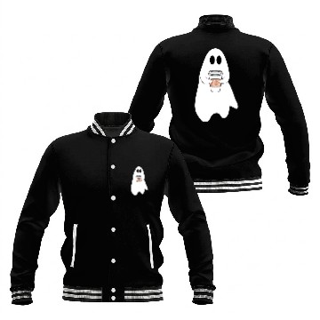Discover Ghost with latte Baseball Jackets